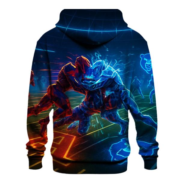 Cyber Hologram Rivalry Arena zip-up hoodies