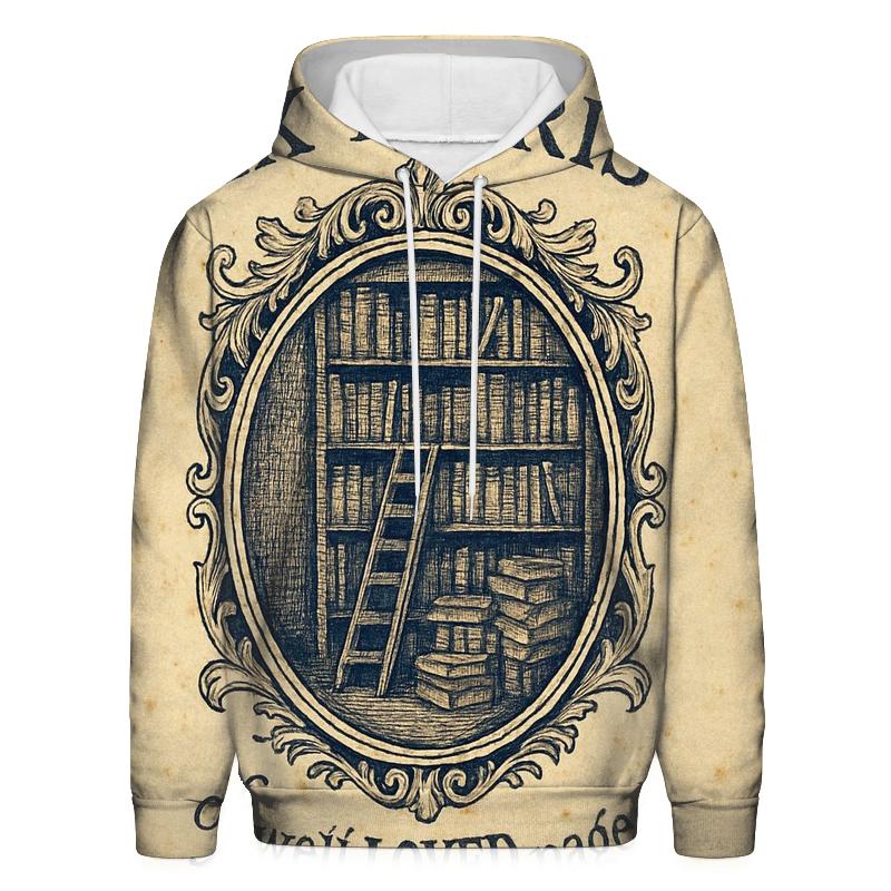 Antique Bookshop Ex Libris Label hoodies fashion