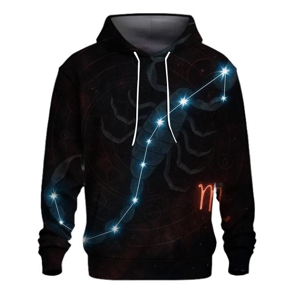Scorpio Nebula Serpent Trail designer hoodies