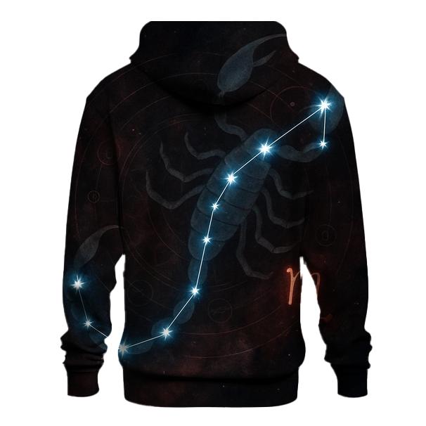Scorpio Nebula Serpent Trail designer hoodies