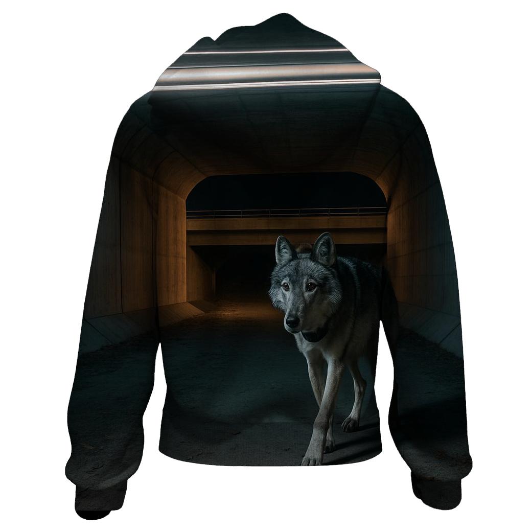 Highway Underpass Night Crossing custom hoodies