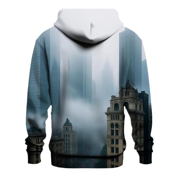 Fog Rolling Over The Financial District zip-up hoodies