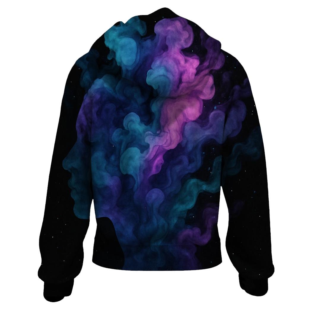 Nebula Ink Splash Portrait hoodies fashion