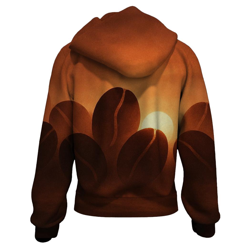 Copper Roast Horizon embroidered hoodies