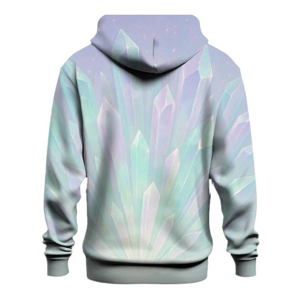 Aurora Crystal Fan zip-up hoodies