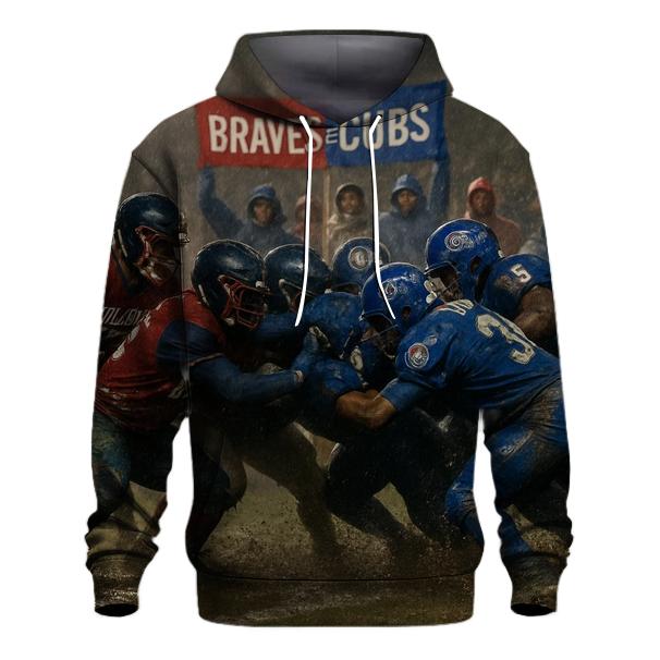 Rain Soaked Rivalry Trench Battle zip-up hoodies