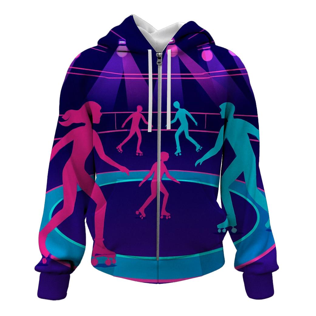 Neon Roller Rink Echo hoodie trends