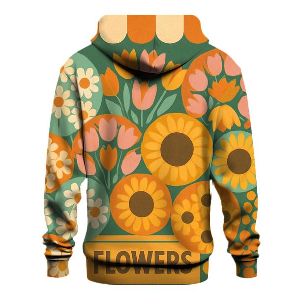 Flower Market Afternoon Groove graphic hoodies