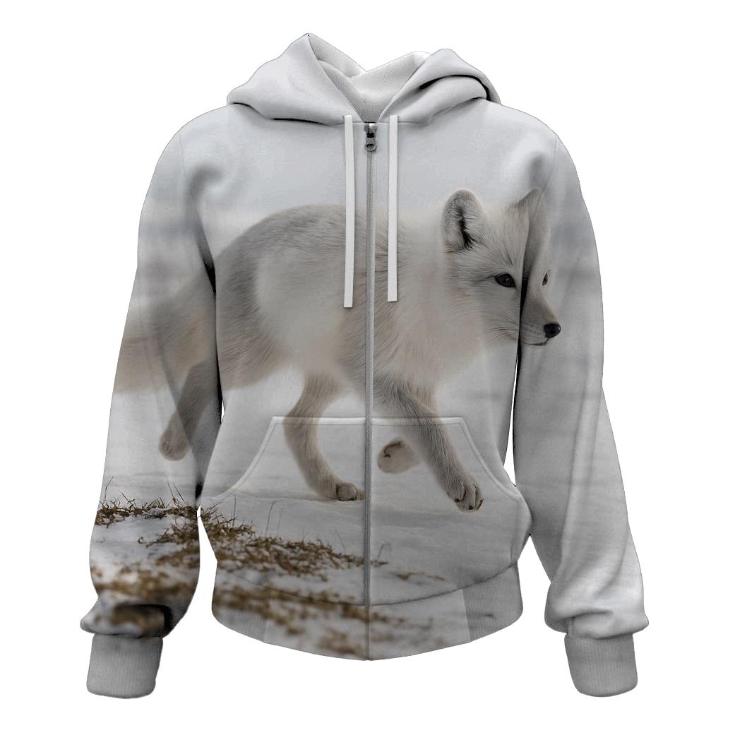 Tundra Patrol Arctic Fox hoodie designs