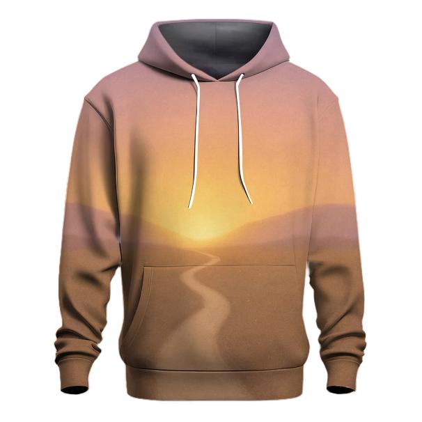 Golden Horizon Walk hoodies fashion
