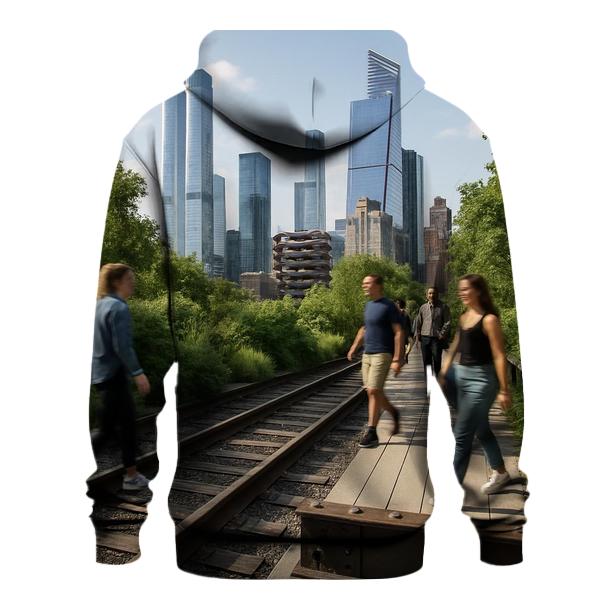 Afternoon From The High Line Toward Hudson Yards designer hoodies