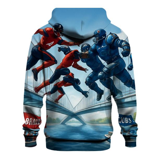Skybridge Clash Above The River embroidered hoodies
