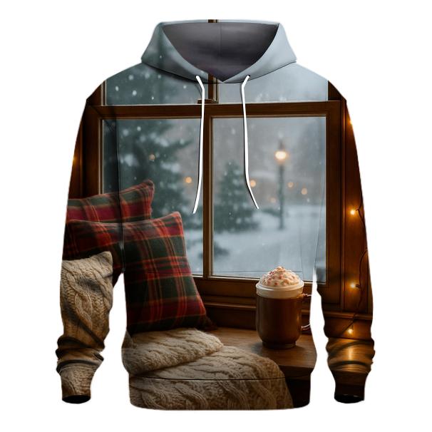 Cozy Window Seat And First Snowfall hoodie trends