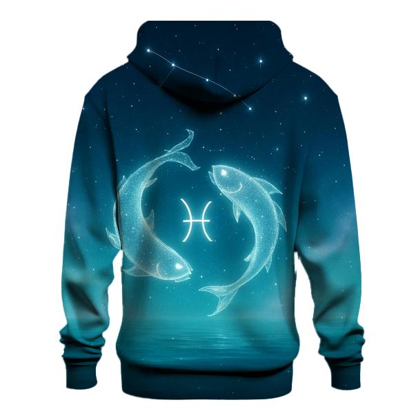 Pisces Dreamwave Zodiac Horizon embroidered hoodies