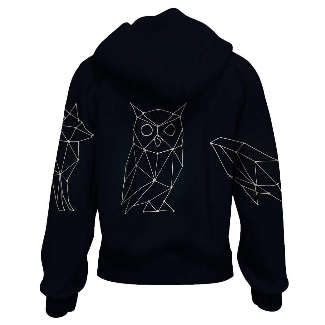Geometric Constellation Animals heavyweight hoodies