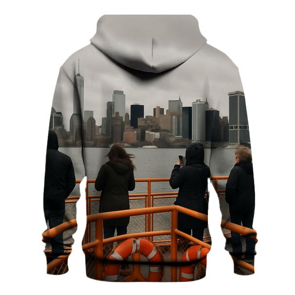 Overcast Noon From Staten Island Ferry Deck hoodie designs