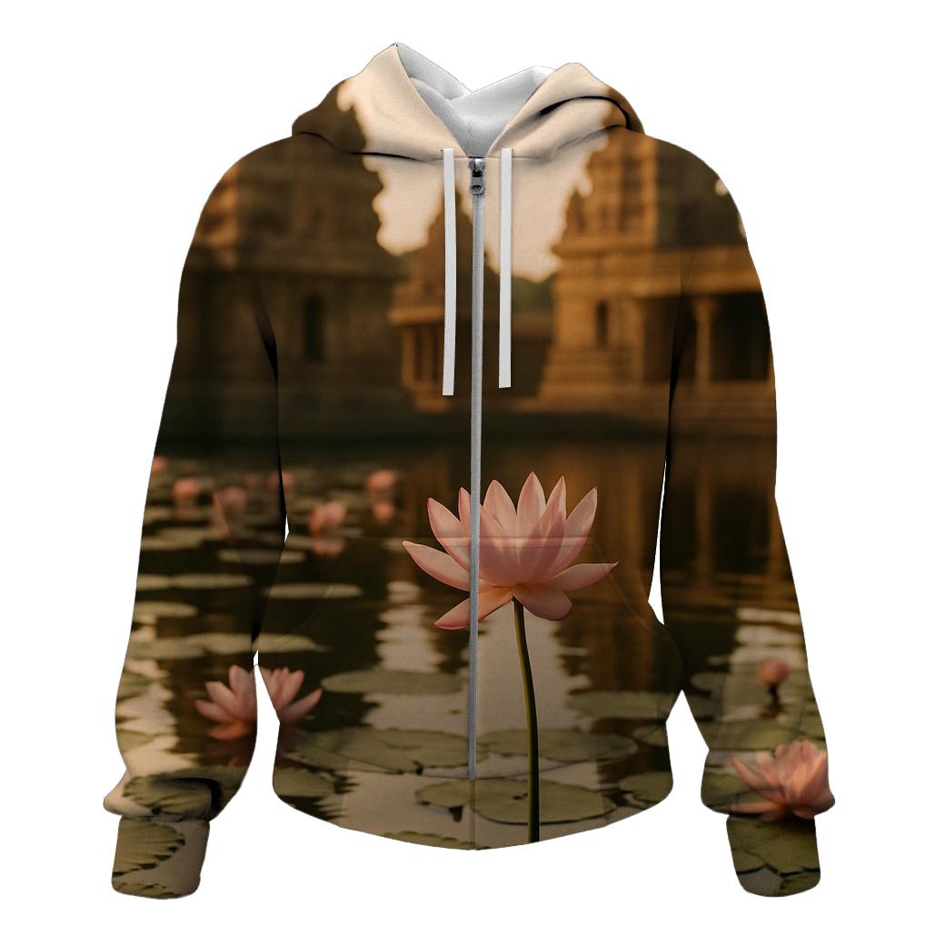 Lotus Dawn On The Temple Tank hoodies fashion