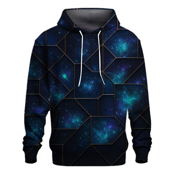 Charcoal Galaxy Grid heavyweight hoodies
