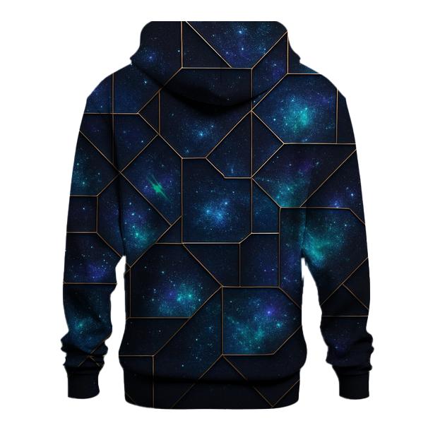 Charcoal Galaxy Grid heavyweight hoodies