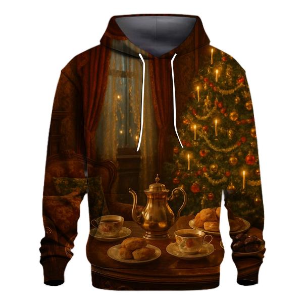 Victorian Parlor Christmas Tea designer hoodies