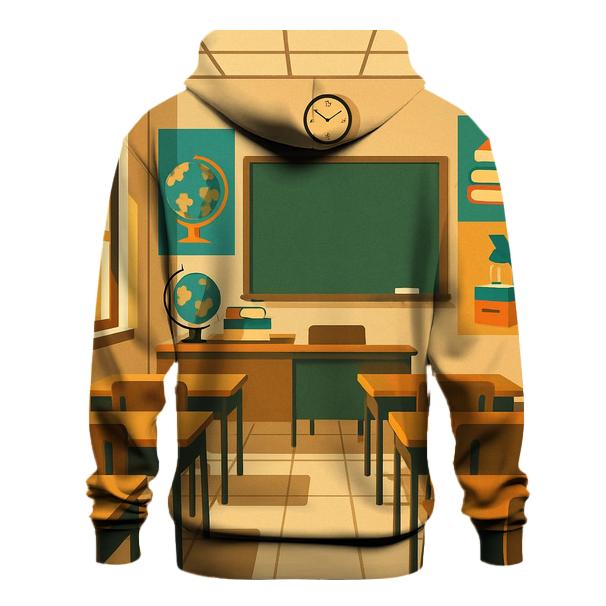 Retro Classroom Chalkboard Daydream hoodie styles