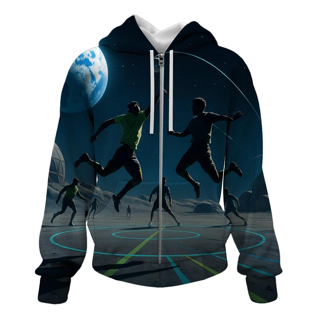Lunar Street Soccer Arena printed hoodies