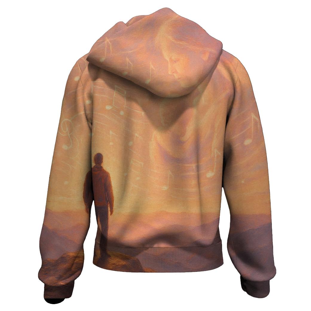 The Echo Of Her Lullaby In My Strongest Moments heavyweight hoodies