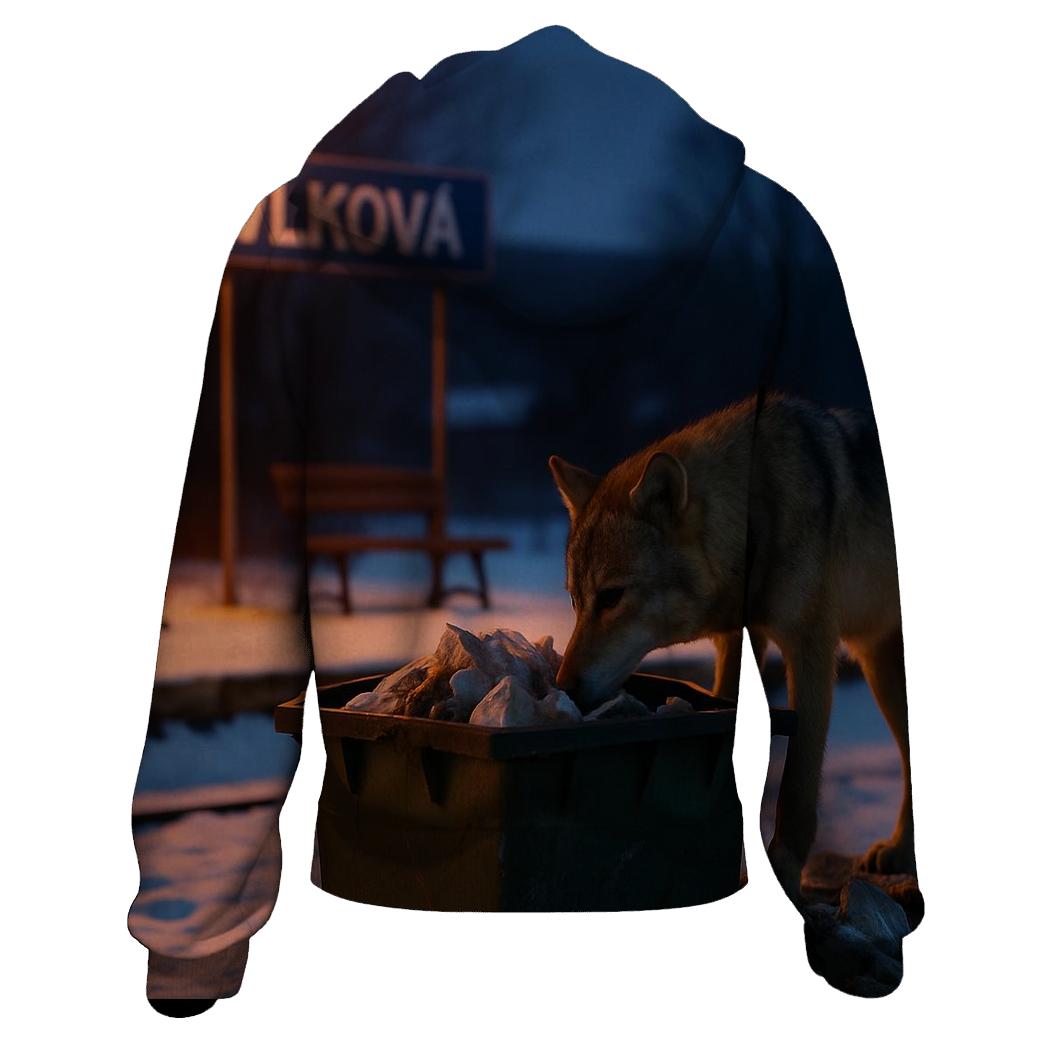 Railway Station Garbage Scavenger premium hoodies