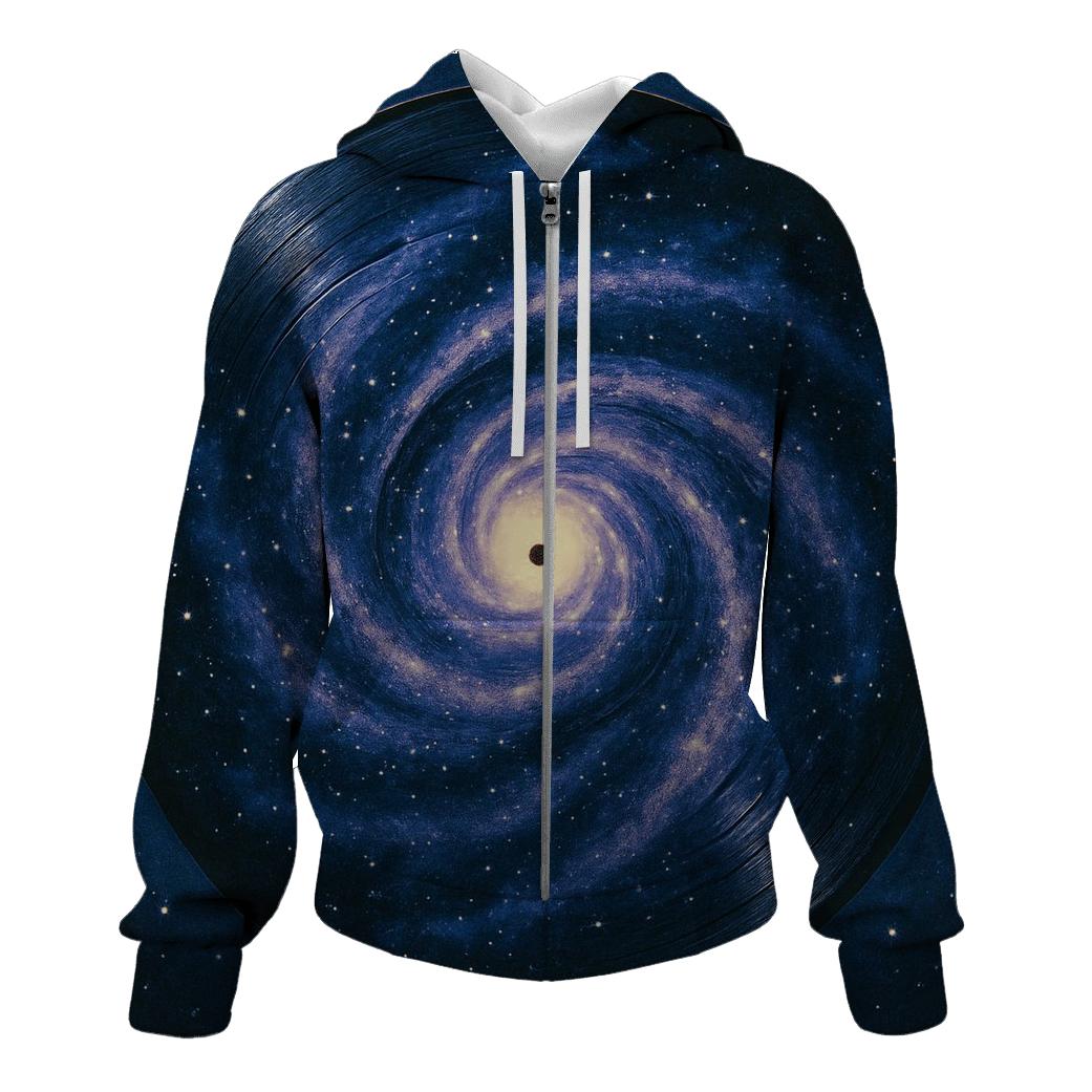 Stellar Vinyl Record Spiral hoodie styles
