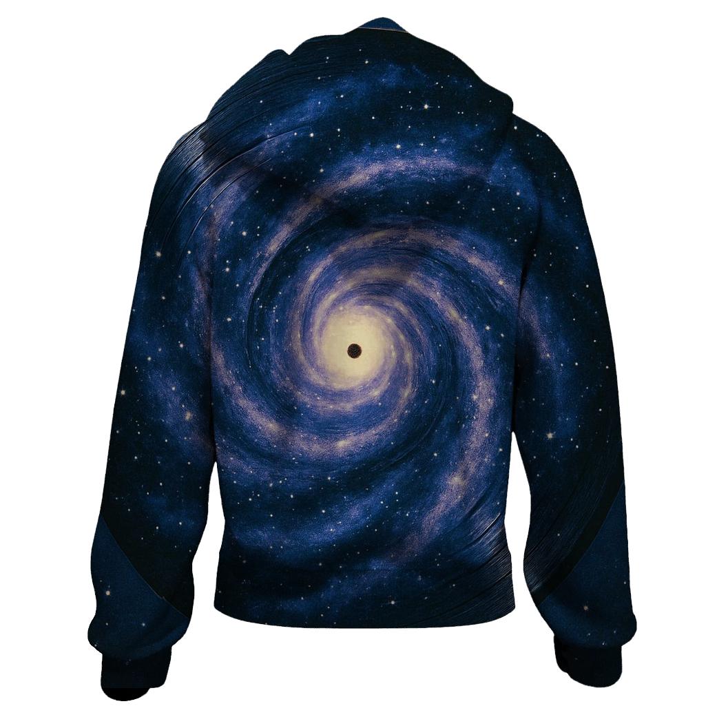 Stellar Vinyl Record Spiral hoodie styles