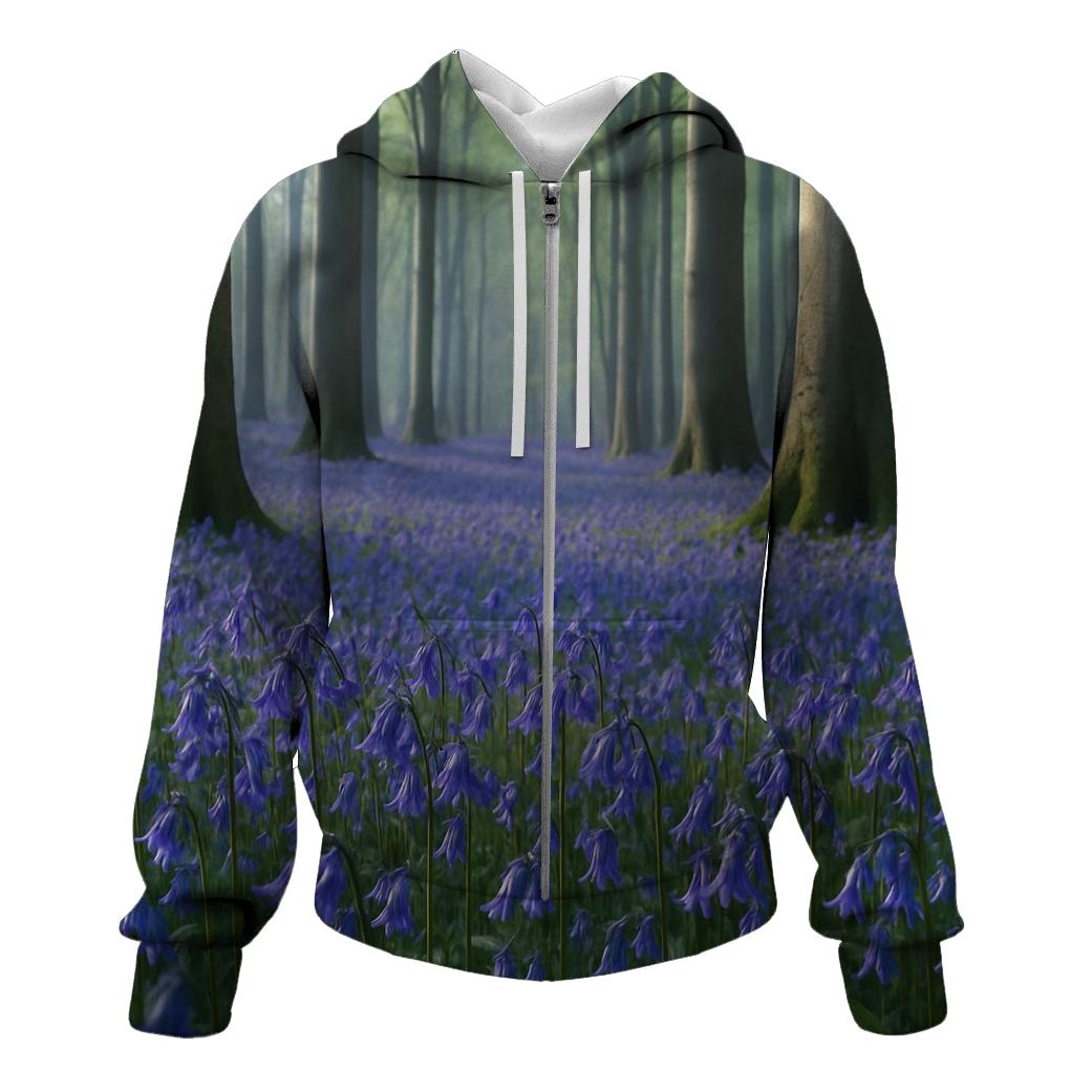 Bluebells In An Ancient Beechwood hoodie designs