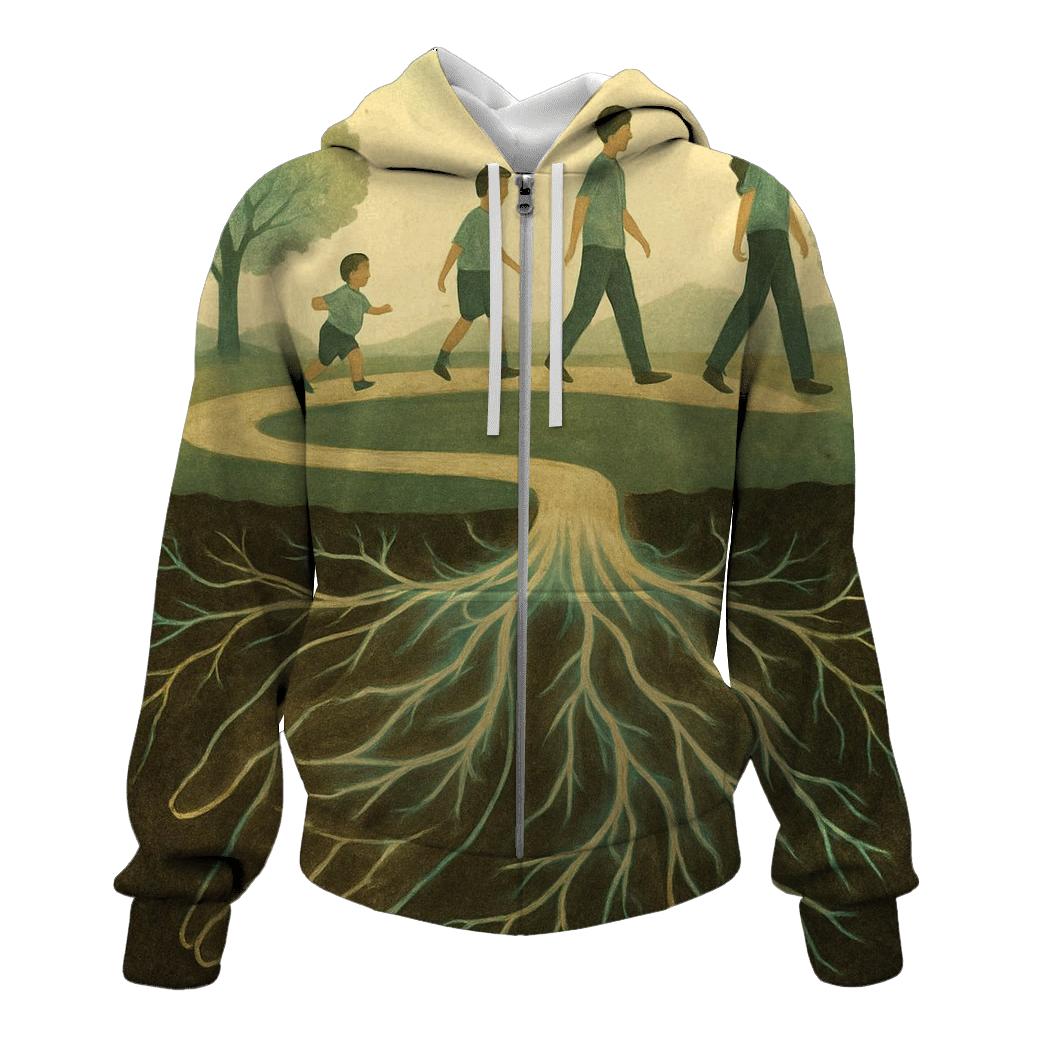 Roots Of Her Love Beneath Every Step I Take heavyweight hoodies