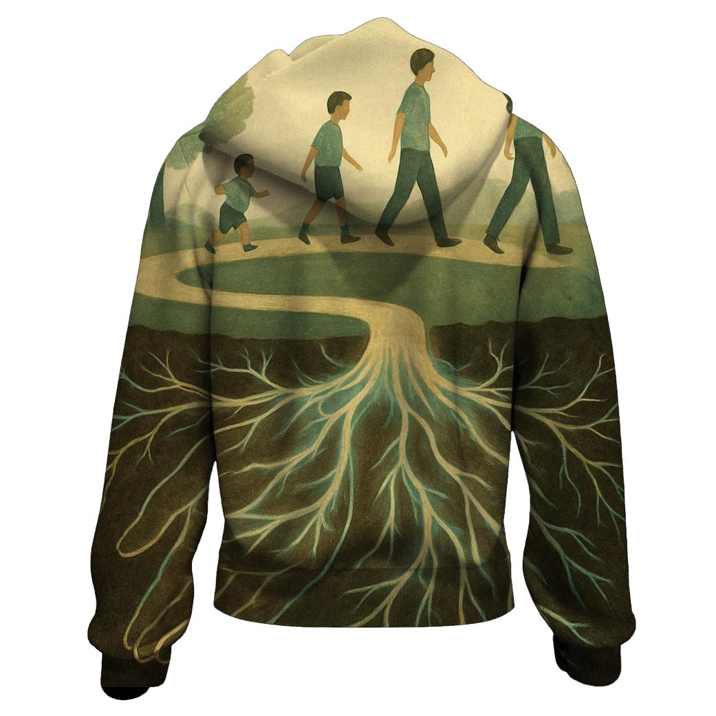 Roots Of Her Love Beneath Every Step I Take heavyweight hoodies