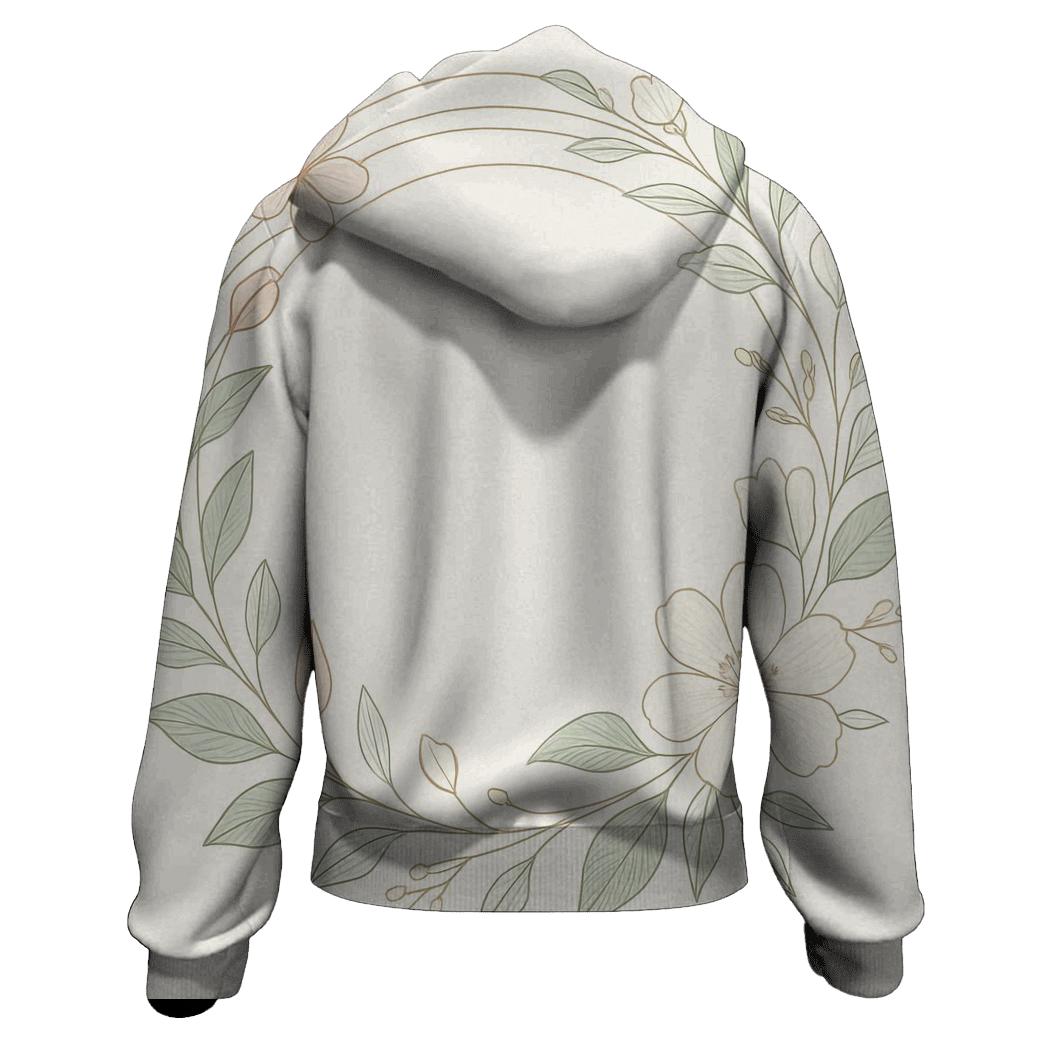 Orbiting Botanical Rings hoodie styles
