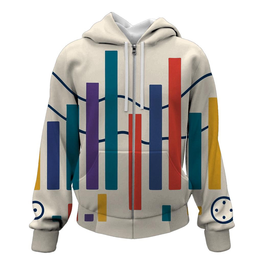Analog Stereo Waves hoodie styles