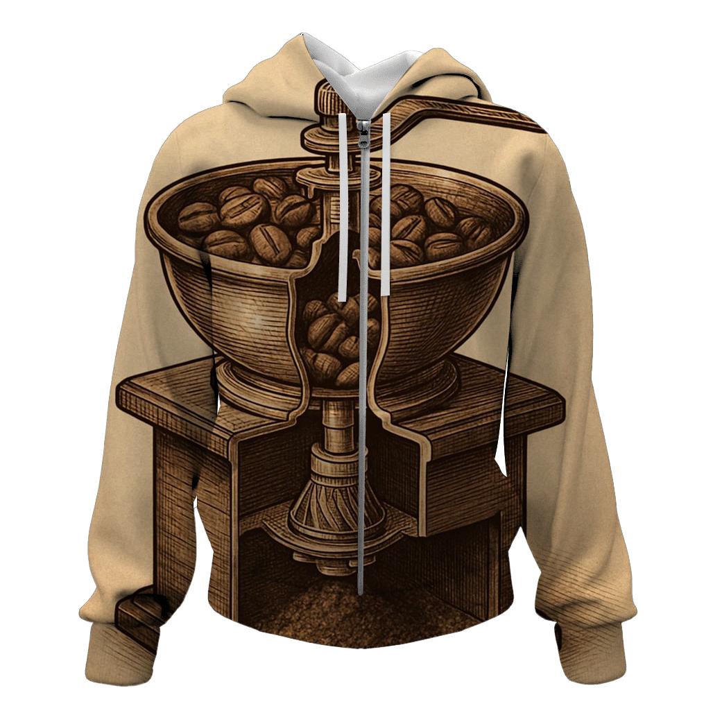 Vintage Mill Cross Section lightweight hoodies