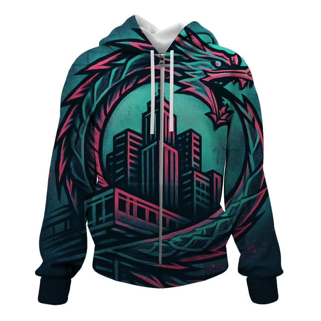 Urban Neon Ouroboros hoodie designs