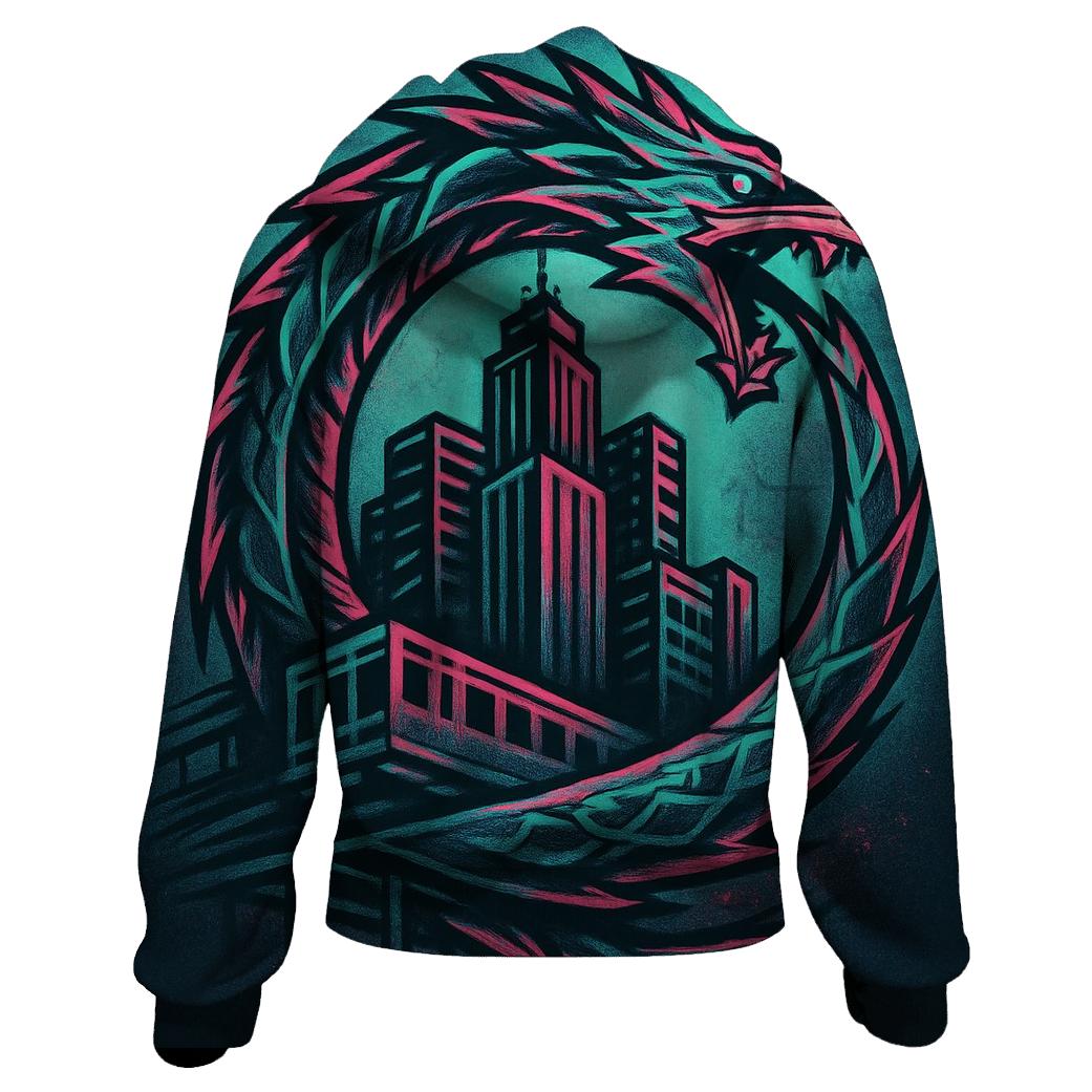 Urban Neon Ouroboros hoodie designs