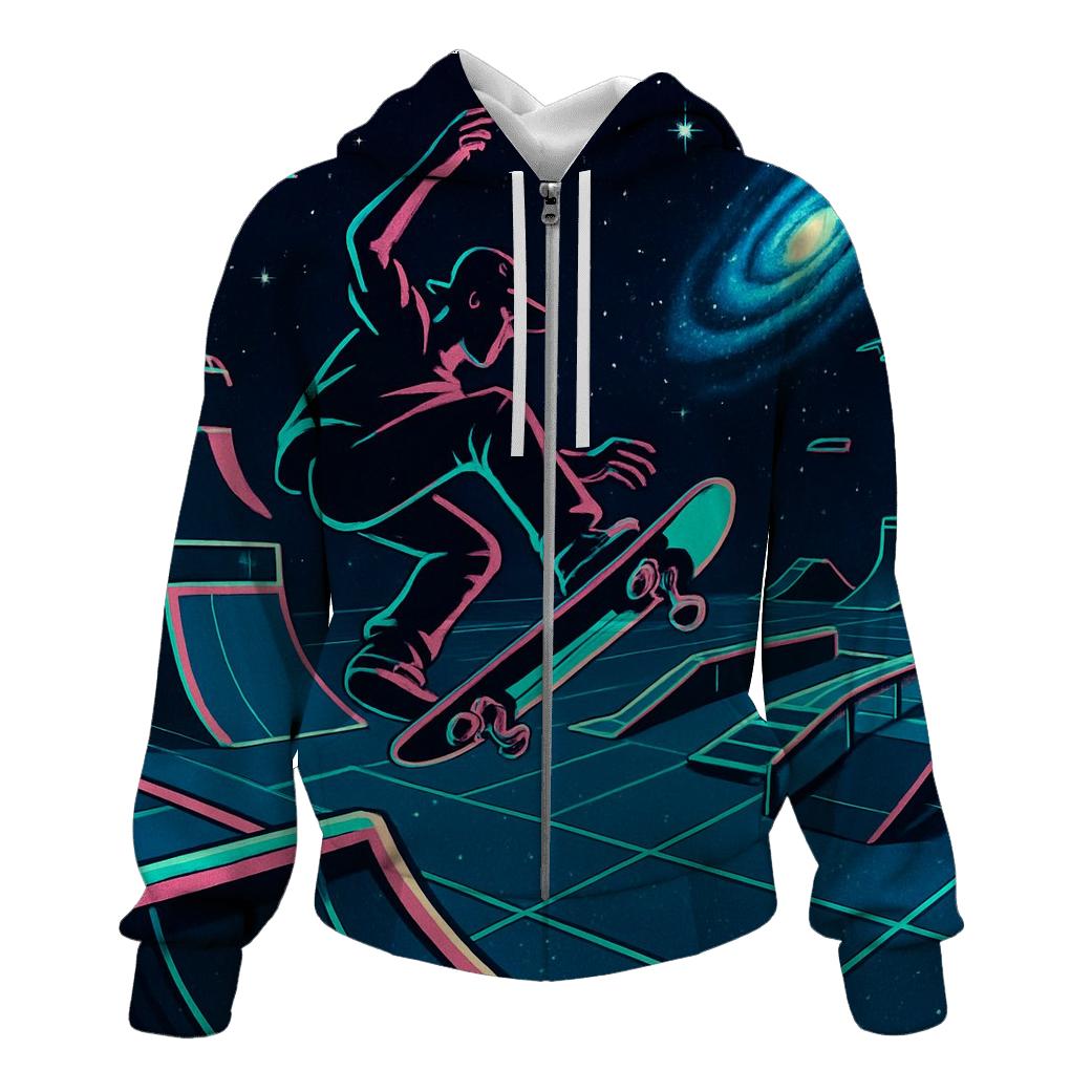 Starlight Skatepark Rush printed hoodies