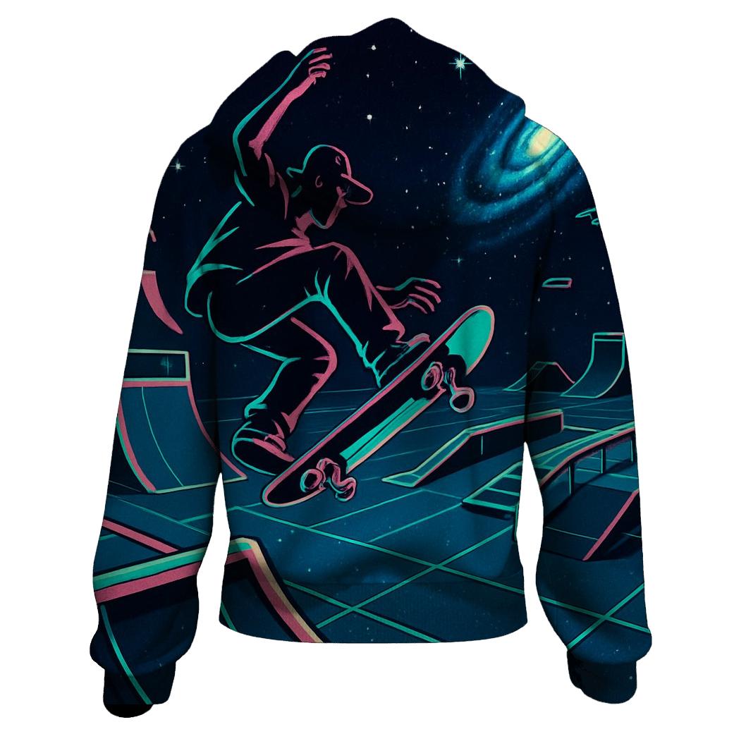 Starlight Skatepark Rush printed hoodies