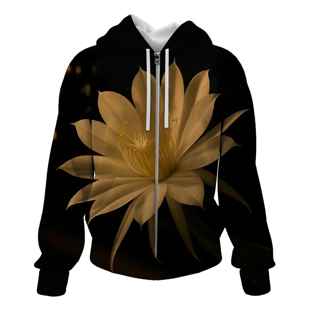 Night Blooming Cereus On A City Rooftop hoodies fashion