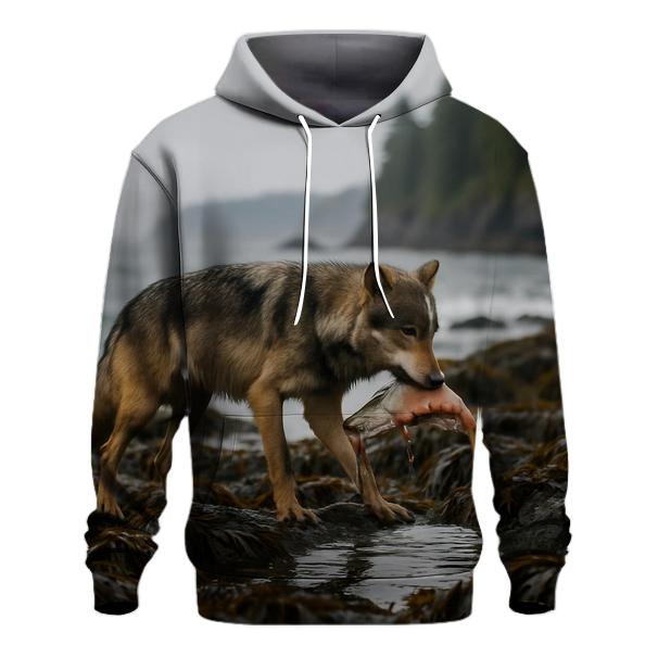 Coastal Kelp Forest Scavenger printed hoodies