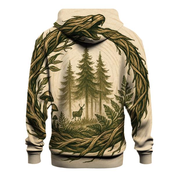 Forest Spirit Ouroboros hoodie trends