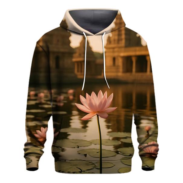 Lotus Dawn On The Temple Tank heavyweight hoodies