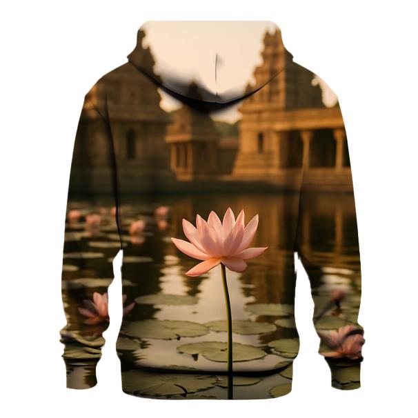 Lotus Dawn On The Temple Tank heavyweight hoodies