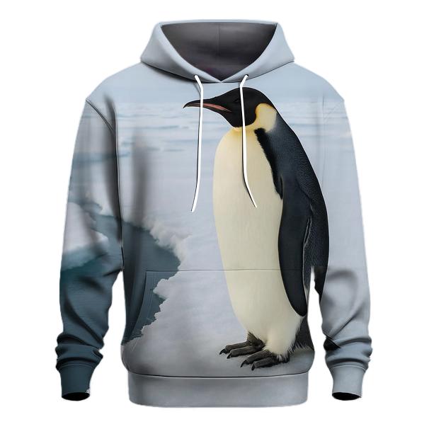 Sea Ice Sentinel Emperor Penguin pullover hoodies