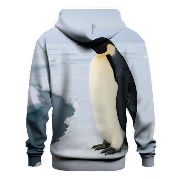 Sea Ice Sentinel Emperor Penguin pullover hoodies