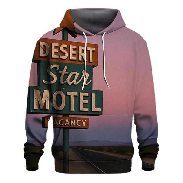 Faded 70s Roadside Motel Sign pullover hoodies