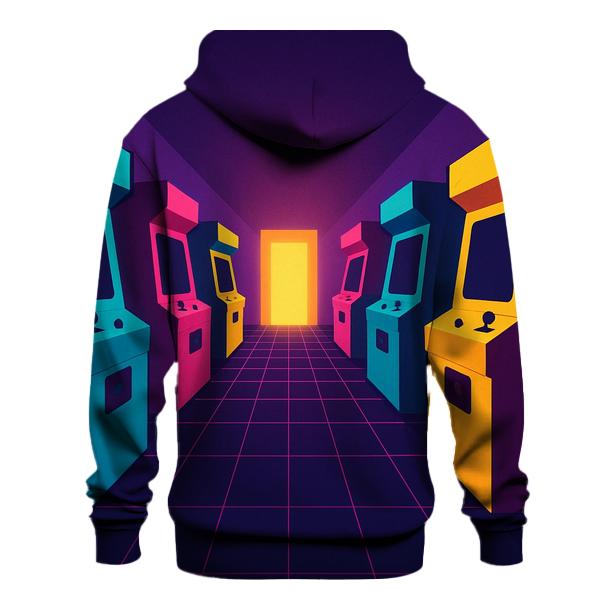 Vapor Arcade Corridor graphic hoodies