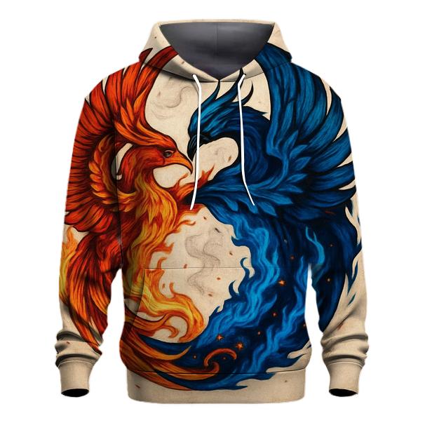Phoenix Twin Ouroboros pullover hoodies